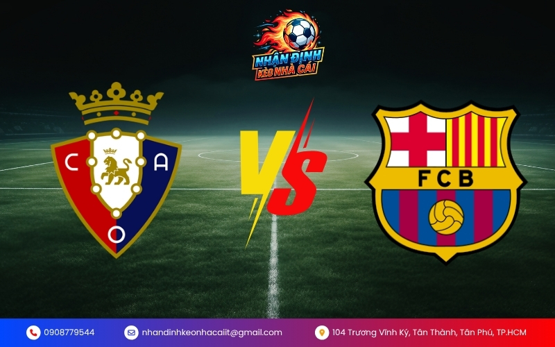Soi Kèo Osasuna vs Barcelona