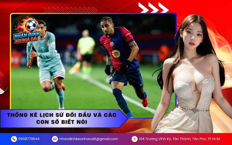 Thống kê lịch sử đối đầu và các con số biết nói